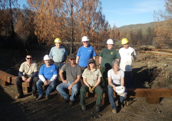 Paige Makowski and a group of volunteers added barriers for the safety of off-high vehicle riders