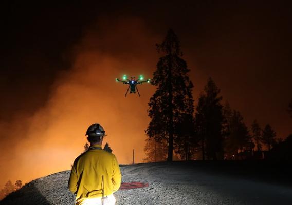 Test flight of an unmanned aerial system