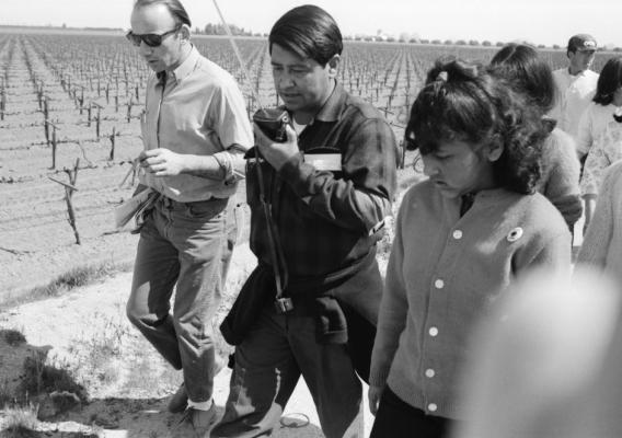 Cesar Chavez walking